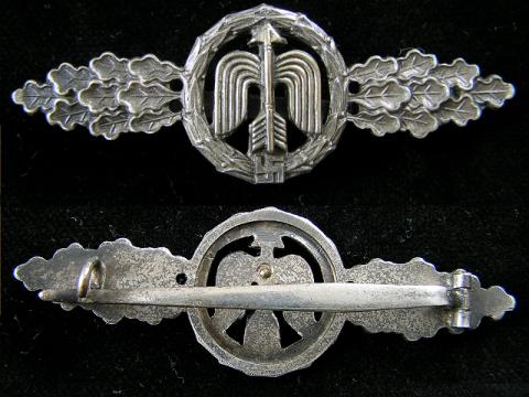 Day fighter clasp in silver